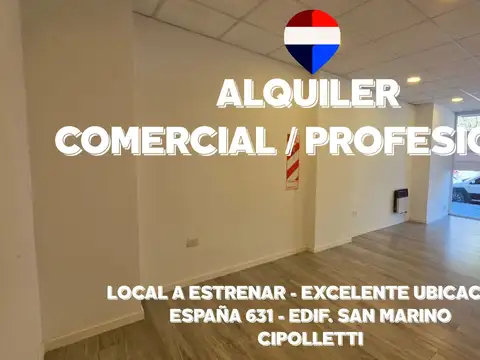 ALQUILER LOCAL COMERCIAL CIPOLLETTI 