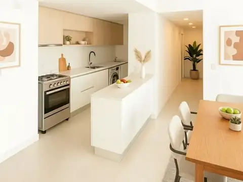 Departamento 3 ambientes con 2 baños