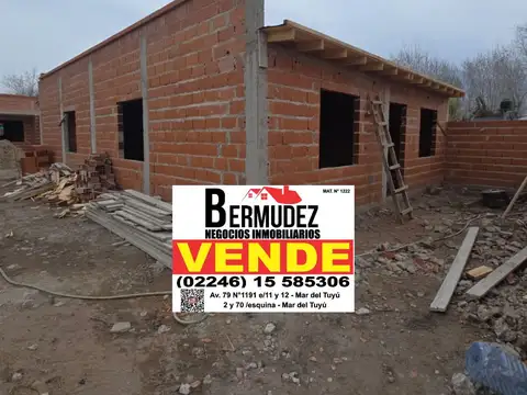 Venta Chalet 3 Ambientes Al Medio Calle 62 Entre 5 Y 6 Mar Del Tuyu Anticipo Y Cuotas 
