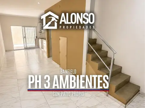 Venta - Ph 3 Ambientes con Patio - Banfield