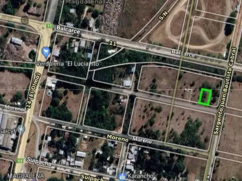 Terreno en Venta en Ruta 11 Kilometro 23, USD 30.000