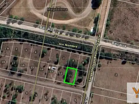 Terreno en venta - 632 mts2 - Magdalena