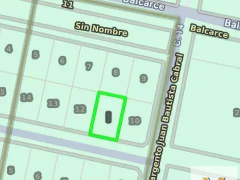 Terreno en Venta de 632,0 m2