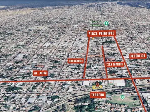 Terreno en Venta en San Fdo del Valle de Catamarca, USD 85.000