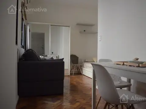 Venta de 1 ambiente en Recoleta amoblado, ideal renta tempor