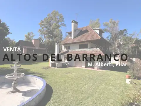 VENTA CASA 6 AMBIENTES BARRIO ALTOS DEL BARRANCO PILAR
