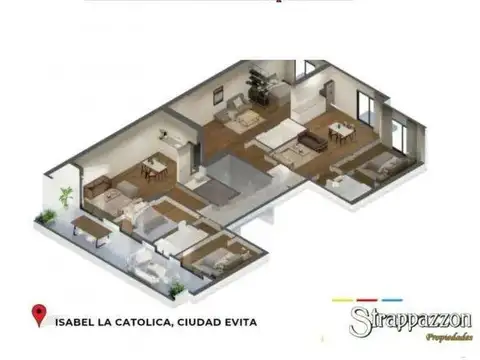 Departamento en Venta de Monoambiente