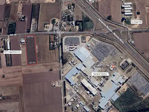 Lote en Venta de uso industrial en AO12 y Autopista en Pueblo Esther