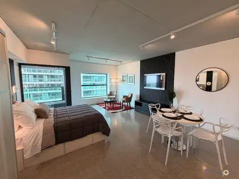 Alquiler Temporario monoambiente con cochera en Puerto Madero full amenities