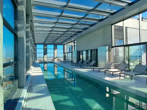 Alquiler Temporario monoambiente con cochera en Puerto Madero full amenities