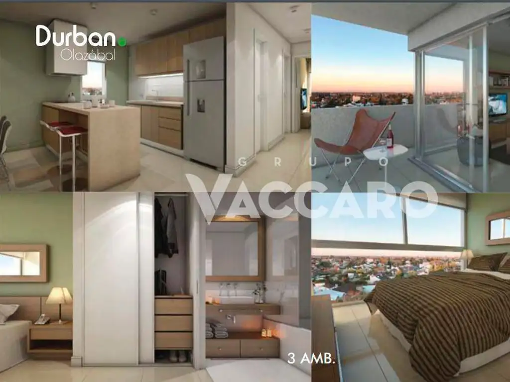 Torre Durban Olazabal de 1 Dormitorios