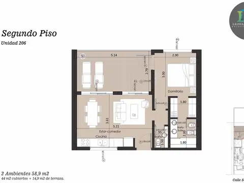 Departamento en Venta en San Jose, USD 89.000