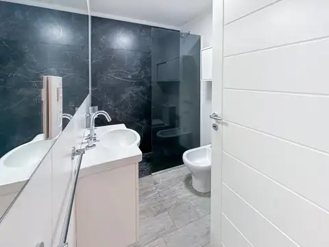 Departamento 2 ambientes con 2 baños