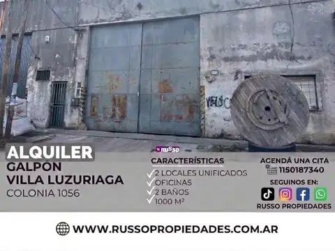 Alquiler Galpon San Justo