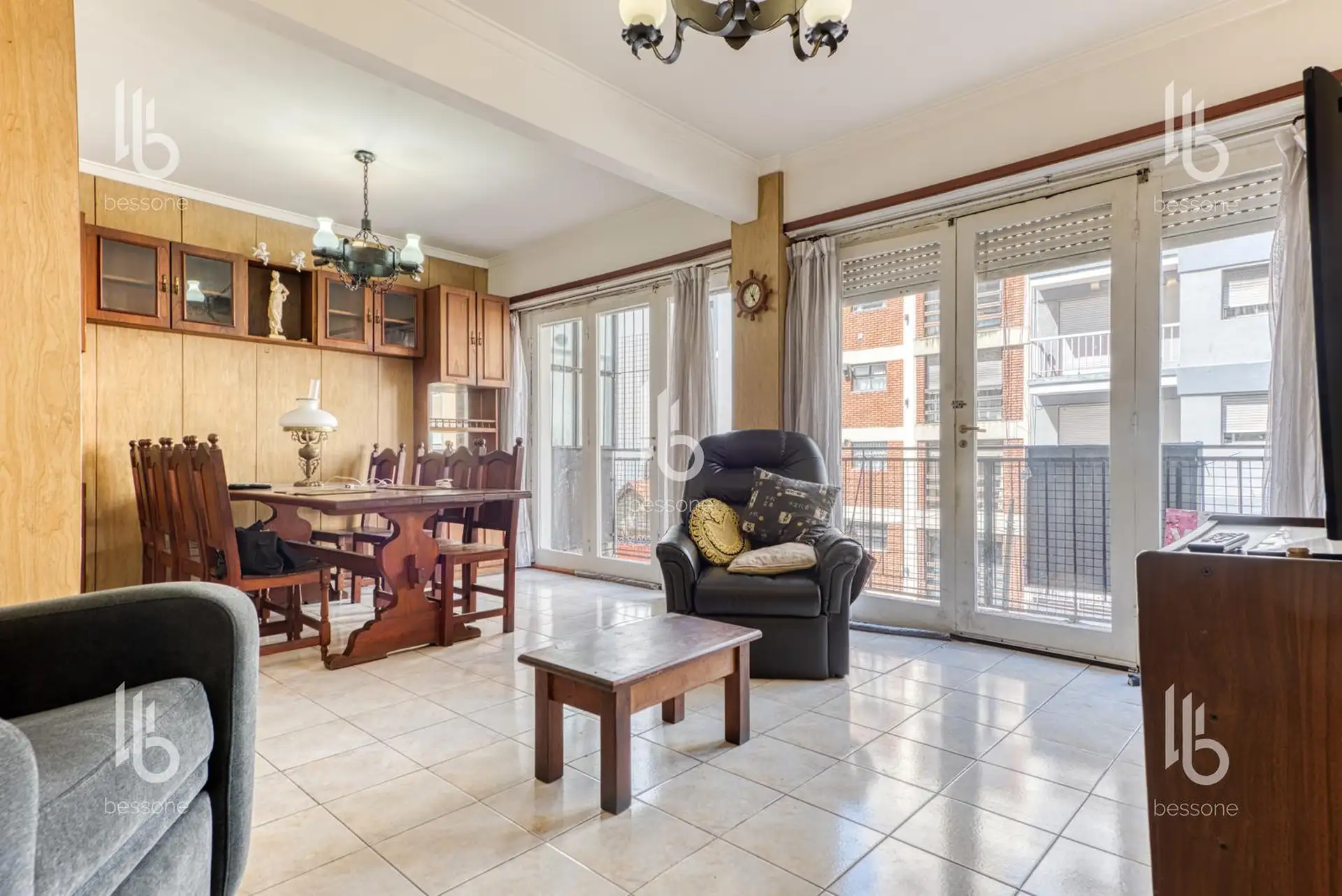 Depto 3 amb, 66m² con balcón terraza — Plaza Mitre