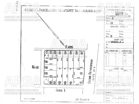 En VENTA fracción14567m2 Sobre Ruta 24 - Cuartel V, Moreno Zona Oeste