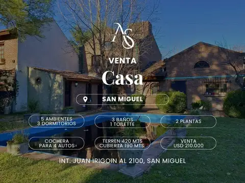 Casa en Venta en San Miguel