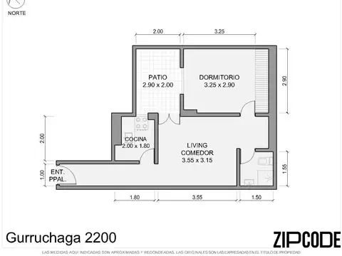 Departamento en Venta de 2 ambientes