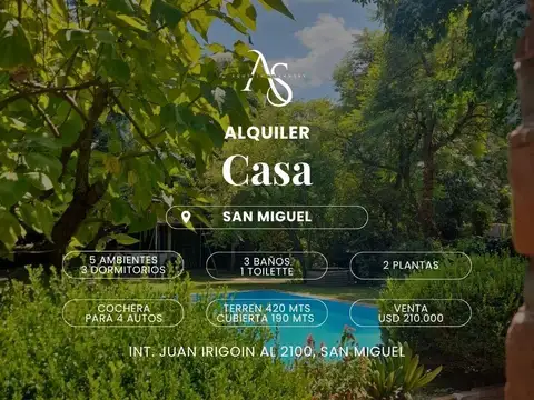Casa en San Miguel