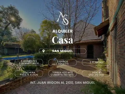 Casa en San Miguel