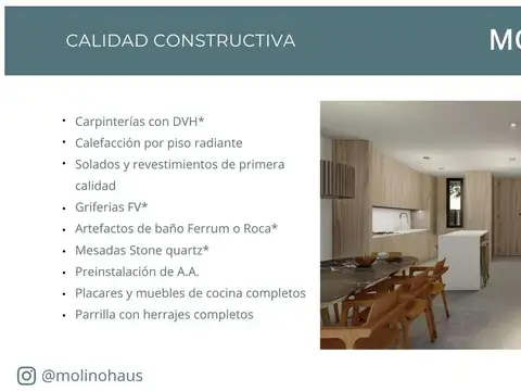 Casa 4 ambientes con 2 baños