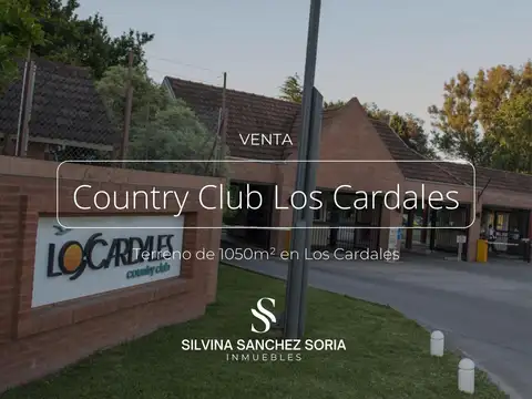 TERRENO EN VENTA 1050 M2, LOS CARDALES COUNTRY CLUB