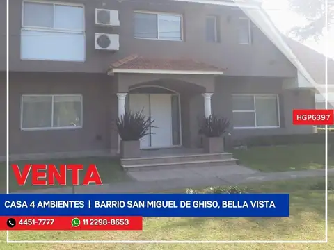 Casa - Venta - Argentina, Bella Vista - Av. Santa Fe 2888