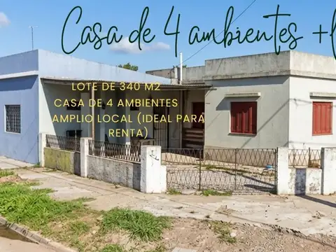 Venta casa 4 ambientes apto credito hipotecario