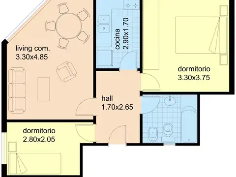 Teodora Vilardebo 2394 , Piso 1