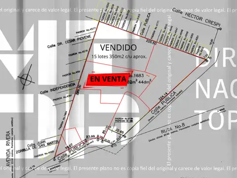 Venta Pando Fraccionamiento 8.000 m2