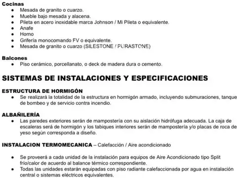 Departamento en Venta de 1 dormitorio