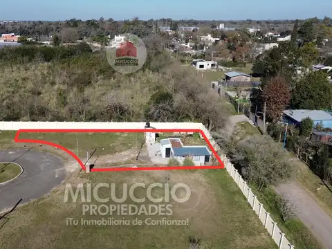 Lote con vivienda en venta (Parcela N°21, Fracción N°6), Barrio Amatista, Escobar. CONTADO