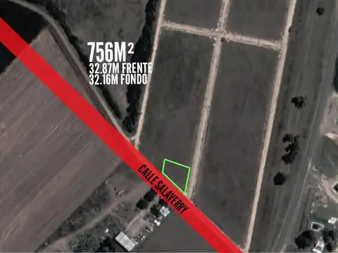Terreno en venta - 756mts2 - Salto