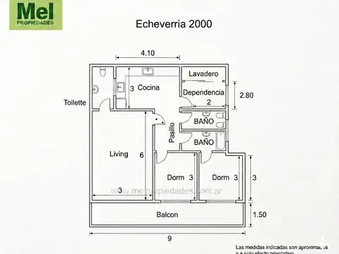 Echeverria 2000, Piso 8