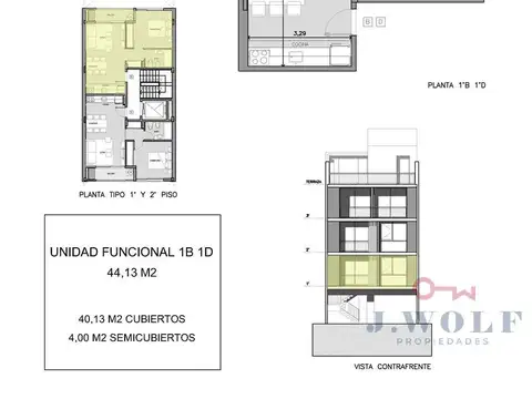 Departamento en Venta de 2 ambientes