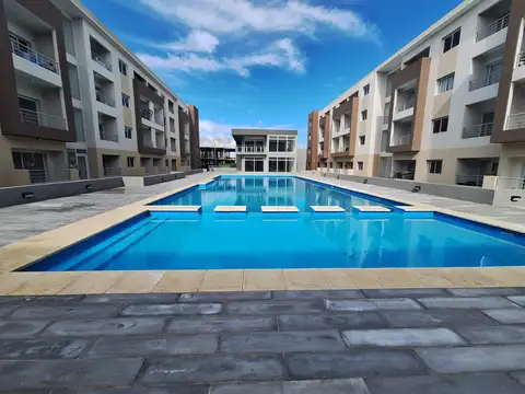 Departamento 3 ambientes a estrenar, con cochera y balcón, en venta en Paso del Rey