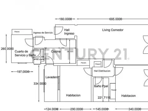 Belgrano - Departamento 3 Amb. + dependendencia. Refaccionado. Lavadero.  – Echeverría y Libertador
