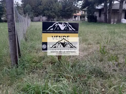 LOTE  EN SIERRA  DE LA VENTANA  coronel pringles 300