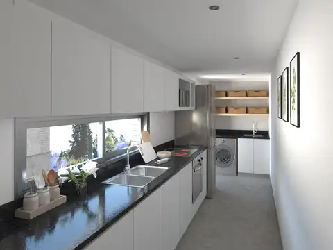 Departamento 3 ambientes con 2 baños