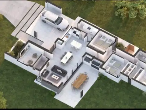 Casa 5 ambientes con 3 baños