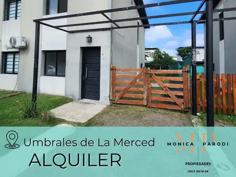 DÚPLEX EN ALQUILER EN UMBRALES DE LA MERCED II, EN MORENO - 3 AMBIENTES CON FONDO Y COCHERA