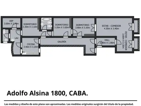 Departamento en Venta de 4 ambientes