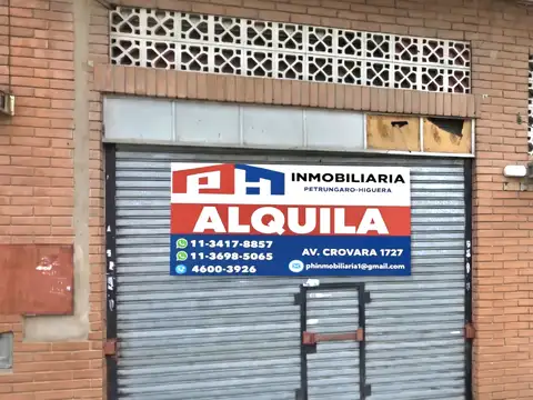 Alquiler local 60 m² (a metros de Crovara)