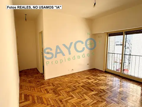 2 ambientes 38m2 piso 8 contra frente.