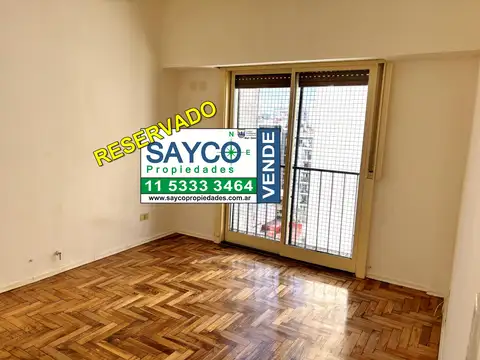 RESERVADO / RESRVADO / RESERVADO 2 ambientes 38m2 piso 8 contra frente.