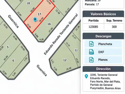 Terreno en Venta de 300,0 m2