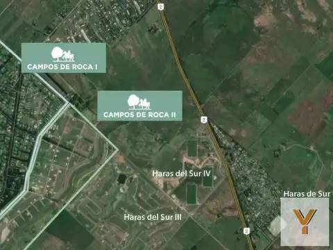 Terrenos en venta - 11580 mts2 - Campos de Roca