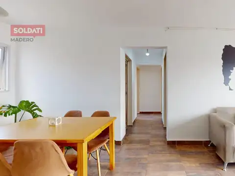 Departamento 3 ambientes con 1 baño