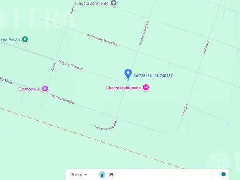 Terreno en Venta 100  mts Frente