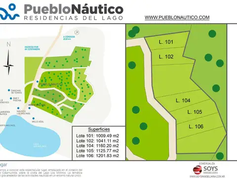 Terreno en Venta de 1009,0 m2